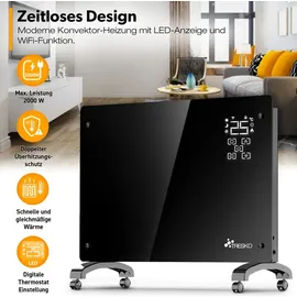 TRESKO Smart Infrapanel 2000 W GPH-20EA Schwarz | Schwarz