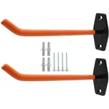 2er-Pack Tintenreifenhalter, Wandhalterung, Lagerregal, 26 cm, große Garagenhaken zum Ordnen von Garagen, Reifenfelgen, Leitern