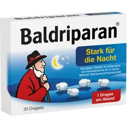Baldriparan Stark für die Nacht überzogene Tab. 30 St