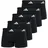 adidas Trunks Active Flex Cotton schwarz/weiß S 5er Pack