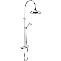 Brause-System Esme (Ausführung: Brause-System Esme Handbrause Kopfbrause Ø 250 mm und Thermostat chrom)