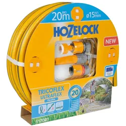 Tricoflex Ultraflex Ø15Mm 20M Tricoflex-Schlauchset (mit Lanze und Verbindern) 117021 Hozelock
