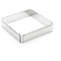 De Buyer Patisserie Rahmen Edels. einst 20-37 cm quadrat.