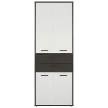 Forte Aktenschrank 4-trg. Keflavik Dekor Weiß