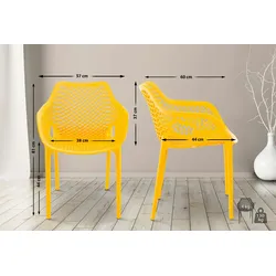 CLP 2er Set Stühle Air XL gelb