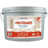 Farbklecks24 Meisterweiß (versch. Größen) Wandfarbe, weiss (5L), hohe Deckkraft