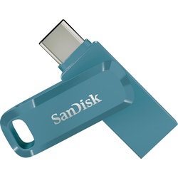 SanDisk Ultra Dual Drive Go (128 GB, USB A, USB C), USB Stick, Blau