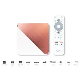 Homatics Box R 4K Plus Android TV Mediaplayer (4K UHD, HDR, WiFi 6, Bluetooth, Sprachfernbedienung)