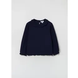 OVS Langarmshirt mit Rippen blau, 86