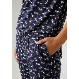 Aniston SELECTED Jumpsuit mit Palmen bedruckt, Gr. 34 N-Gr, dunkelblau-weiß, , 75556713-34 N-Gr