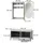 Vicco Eliza Garderobenschrank 100 x 45 x 40 cm grau