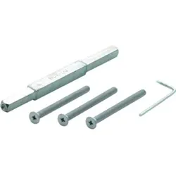 Befestigungsset Türd.72-77mm Schrauben-L.M6x85 verz. VK10mm Stift-L.155mm Hoppe®