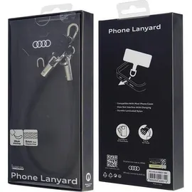 Audi Universal Handy-Lanyard 28Cm 8Mm schwarz