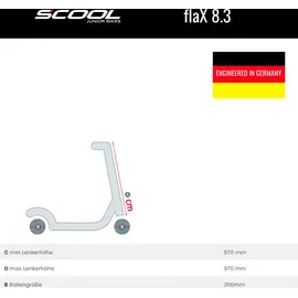 S'cool flaX 8.3 Weiß Modell 2025