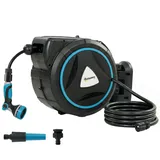 Automatische Wand-schlauchtrommel 23+2 M Mit 10+2 Sprühmodi, 55x31x50cm, Blau