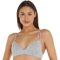Tommy Hilfiger LIGHTLY LINED TRIANGLE BRA BHs Damen, Grau (Mid Grey Heather), 36D - 80D