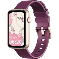 Elegante Damen Smartwatch Fitness Tracker mit 24 Sportmodi, Herzfrequenz & SpO2, Schlafmonitor, Benachrichtigungen, IP68 Wasserdicht
