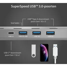 j5create Triple Display Docking Station