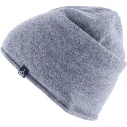 Wintermütze Edge Fein Strickmütze Unisex Beanie Mütze Lamm & Merino Wolle grau No Size