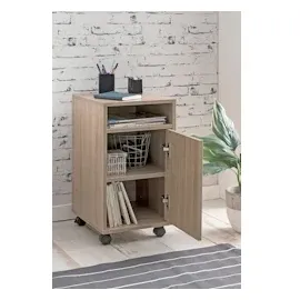 FineBuy Rollcontainer 33x60x38 braun