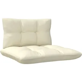 vidaXL Garten-Lounge-Set 8-tlg. creme Kiefernholz