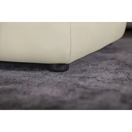 W.Schillig Ecksofa »around-the-block, modern und elegant, bequem, L-Form« mit eleganter Biese, mit Federkern grau