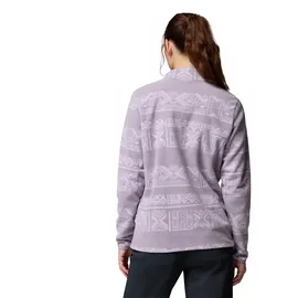 Columbia Benton Springs Printed Fleecejacke Shale Purple Deschutes Days S