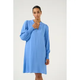 Kaffe Kleid Blusenkleid Blau 44