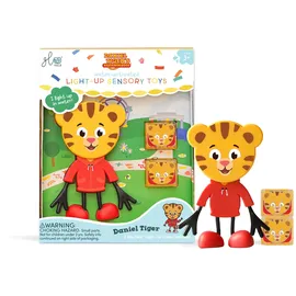 Usorteret Glo Pals Daniel Tiger Leuchtfiguren Set mit 2 Leuchtwürfeln