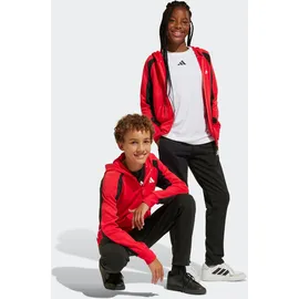 adidas Kinder Trainingsanzug J Colorblock FT Tracksuit JD0969 152 - Pure Ruby/Black/White - 152
