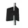 Buylando Emma U-Duschkabine 100 x 90 cm rechts 100 x 180 cm Schwarz