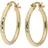 VIVANCE Creolen diamantiert gelbgold 375