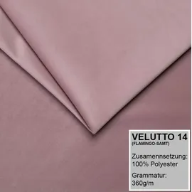 A&J MöbelLand Polsterbett DONA-OM 90 x 200 cm rosa