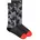 Crew-socken 1 Paar Schwarz/Fluo 39-41
