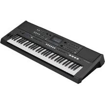Yamaha PSR-E583 Keyboard – Modernes Performance-Keyboard mit 61 anschlagdynamischen Tasten, 890 Voices, 345 Styles, Modulationsrad und leistungsstarken Lautsprechern – Schwarz