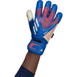 ADIDAS adidas Herren PREDATOR MATCH FINGERSAVE, HIRBLU/TURBO/WHITE, 12