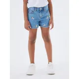 Name It Mädchen NKFBELLA REG DNM Shorts 3674-BE NOOS Jeansshorts, Medium Blue Denim, 164 cm - 164