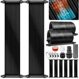 tillvex Pool Solarkollektor Set schwarz 60 cm x 500 cm