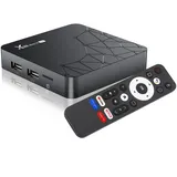 GREVA Android 14.0 TV Box, 8K UHD-Auflösung Android Box 2GB RAM 32GB ROM RK3518mini Quad-Core 64bit Cortex-A53, 2.4GHz/5.0GHz Dual Wifi6 10/100M LAN Enternet Bluetooth 5.0 USB3.0 Smart TV Box 3D HD