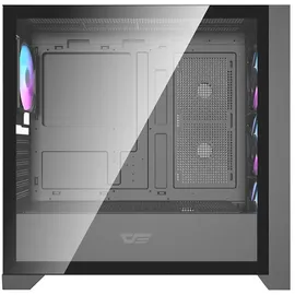 darkflash tech Darkflash DRX90 Glas-Computergehäuse Schwarz
