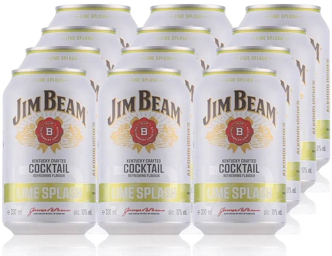 Jim Beam Lime Splash Dose 10% Vol. 12x0,33l