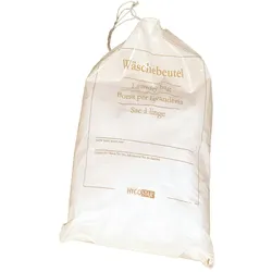 20x50 Wäschebeutel "Royal" 54x38 cm weiß-goldener Aufdruck aus umweltfreundlicher PE-Folie