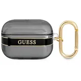 GUESS GUAPHHTSK AirPods Pro Cover schwarz/schwarz Strap Collection - Schwarz