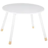 Atmosphera Kindertisch Douceur 60 x 43 cm MDF lackiert weiß