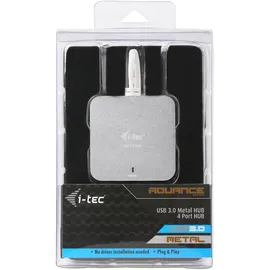 iTEC i-tec Metal Passive Hub, USB 3.0, 4 Port USB-Hub