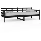 vidaXL Tagesbett 90 x 200 cm Schwarz