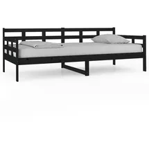 vidaXL Tagesbett 90 x 200 cm Schwarz