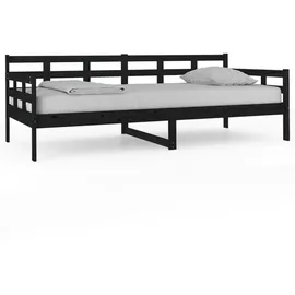 vidaXL Tagesbett 90 x 200 cm Schwarz