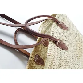 Locker Ibizatasche Strandtasche Braun