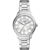 Fossil Damen Analog Quarz Uhr mit Edelstahl Armband ES5393